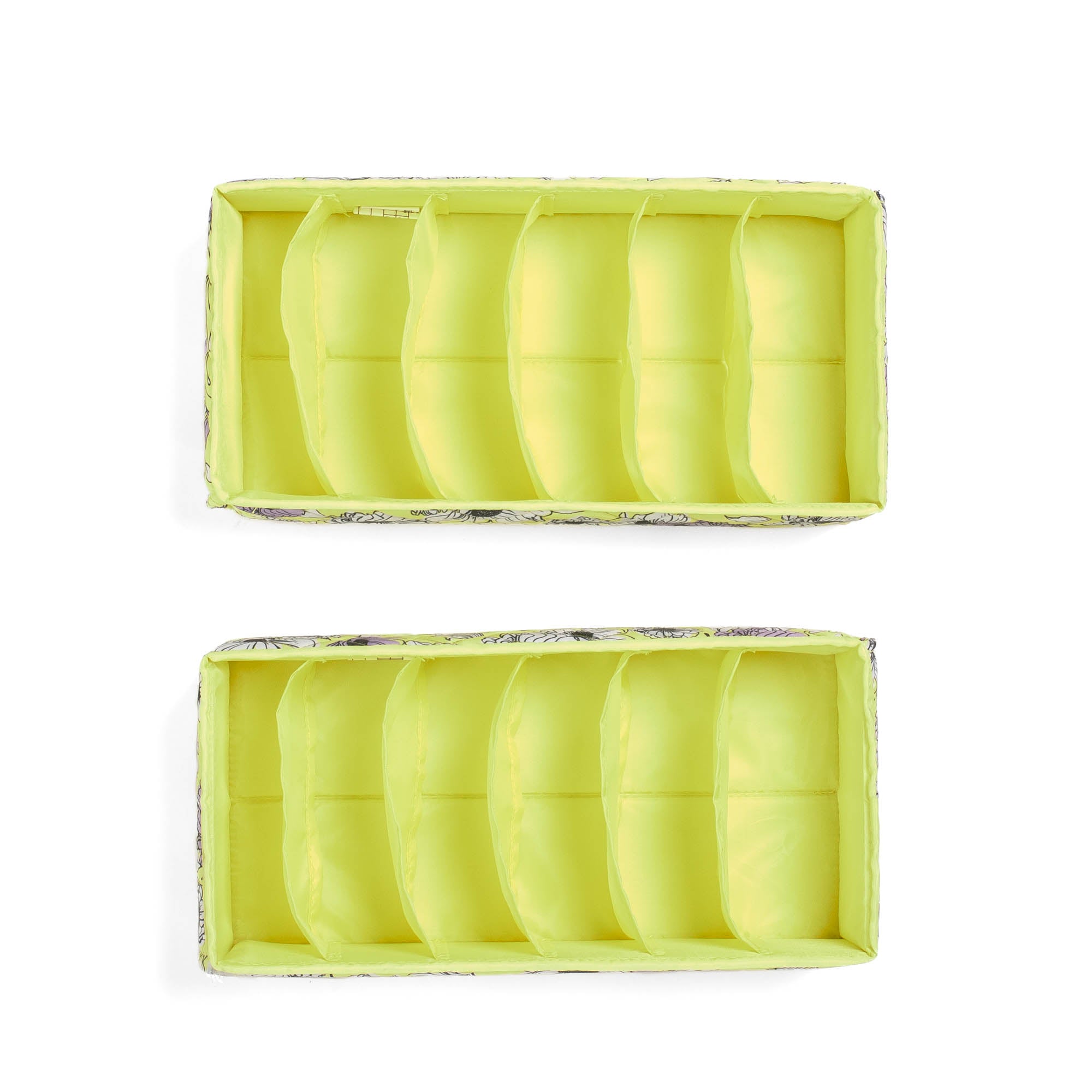 Dolly 2pc 6 Pocket Drawer Organizer - GARDENIA GREEN - Dolly2pk_GardeniaGreen_05